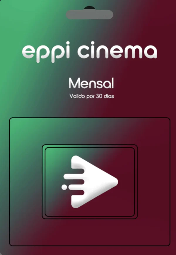 Recarga Eppi Cinema 30 dias Aplicativo de Filmes e Séries