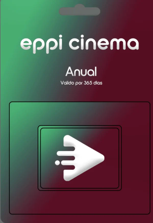 Recarga Eppi Cinema 365 Dias Aplicativo de Filmes e Séries